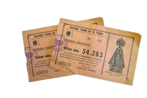 Small history of the National Lottery in Elche