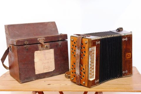 An Italian accordion, featured piece in our new handover