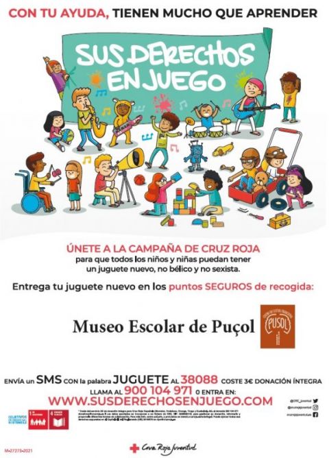 El Proyecto Puçol con la campaña de recogida de juguetes de Cruz Roja