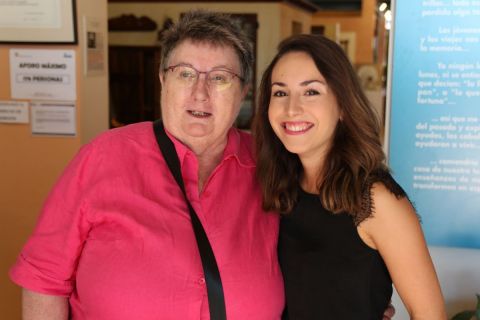 Mari Carmen y su huella en Puçol