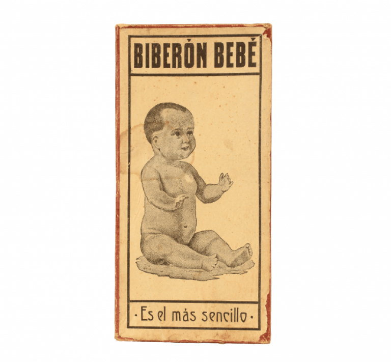 Biberón de cristal