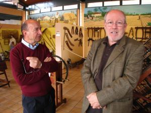 Visita del presidente de ICOM-España al Museo Escolar de Pusol