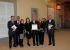 Imagen de los integrantes del Museo Escolar de Pusol que asistieron a la entrega del Premio Europa Nostra