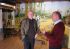 Imagen de la visita del presidente de ICOM-España, Rafael Azuar, al Museo Escolar de Pusol