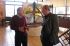 Imagen de la visita del presidente de ICOM-España, Rafael Azuar, al Museo Escolar de Pusol