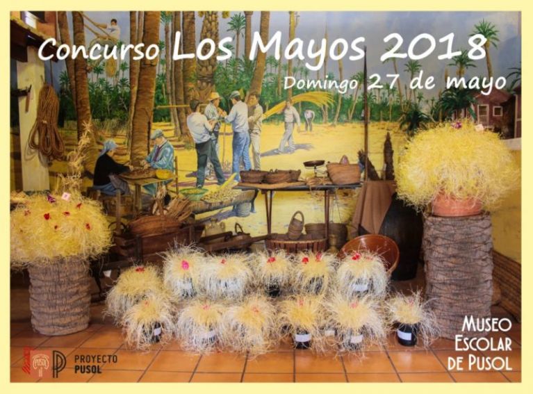 El Museu Escolar de Pusol continua amb la tradició dels 'mayos'