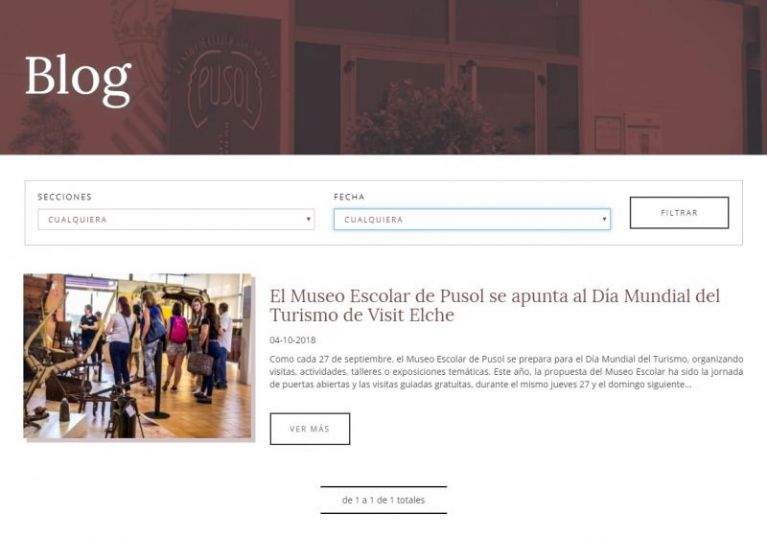 El blog del Museu Escolar de Pusol