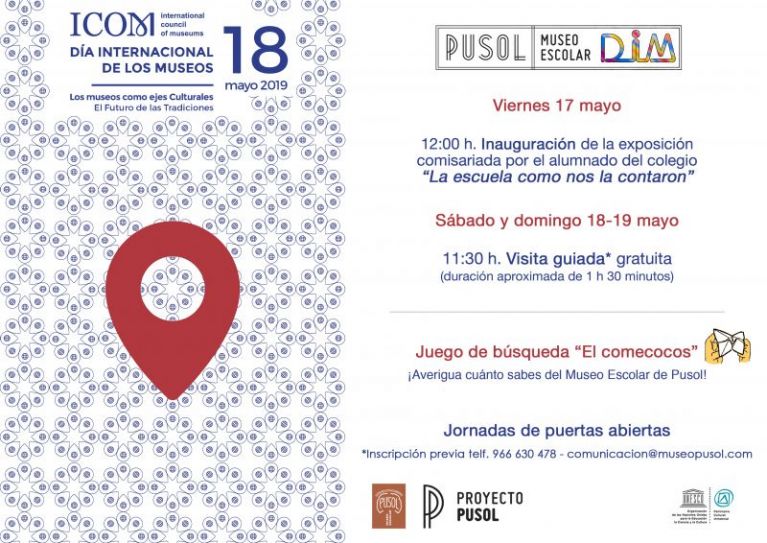 El Día Internacional de los Museos 2019 celébralo en el Museo Escolar de Pusol