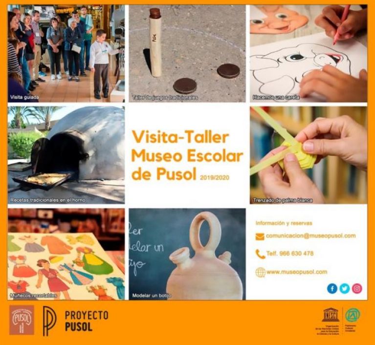 Nueva temporada de visitas y talleres en el Museo Escolar de Pusol